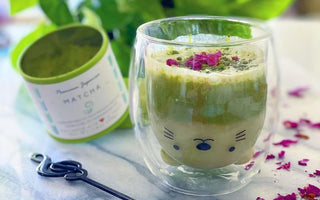 How to make Matcha Rose Latte