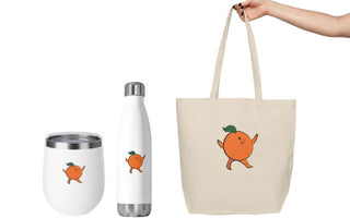 Join me be more eco-friendly with Mr. Orange Tote bag