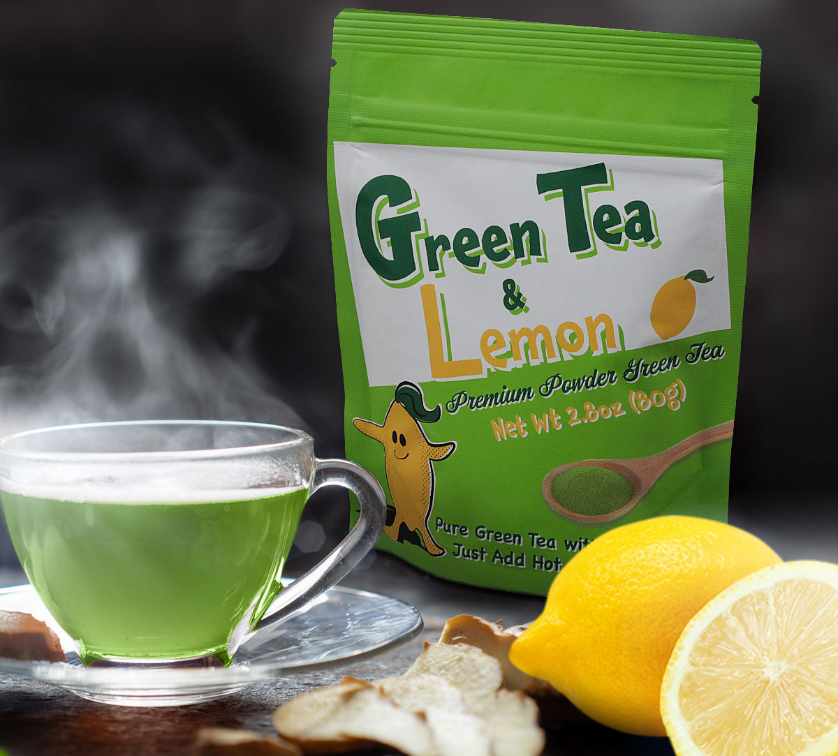 Green Tea with Lemon - JapaneseGreenTeaIn.com
