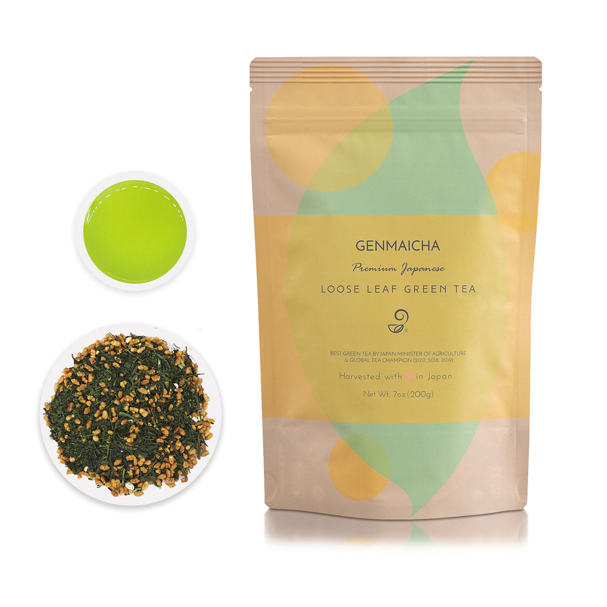 Genmaicha - Japanese green tea with roasted rice - package