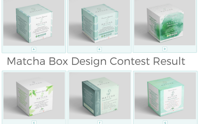 Matcha Box Design Contest