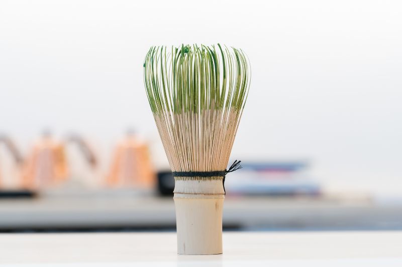 ORIGEENS BAMBOE MATCHA WHISK MET 100 PRONGS - Traditionele Chasen bamboe garde set voor traditionele Japanse theeceremonies - Matcha garde