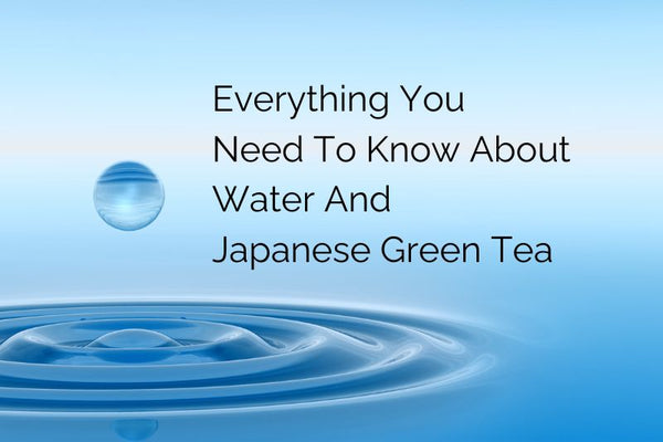 Everything You Need To Know About Water And Japanese Green Tea