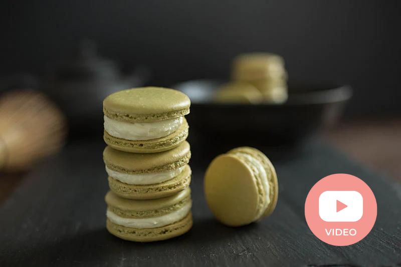 How to Make Matcha Macarons