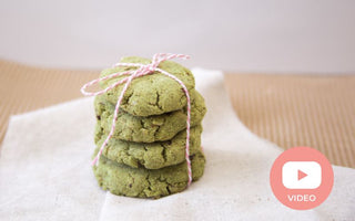 How to make matcha okara cookies