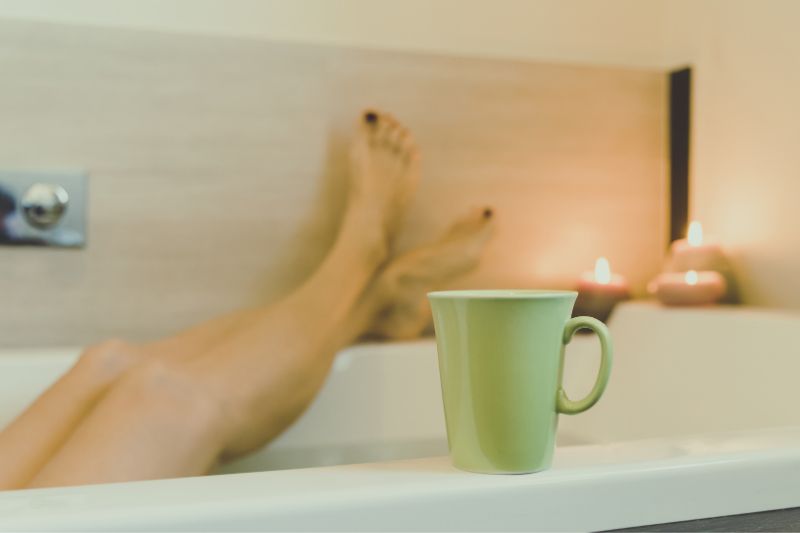 How to Take a Bath with Japanese Green Tea
