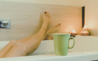 How to take bath with Japanese Green Tea 
