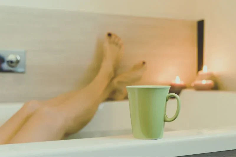 How to Take a Bath with Japanese Green Tea