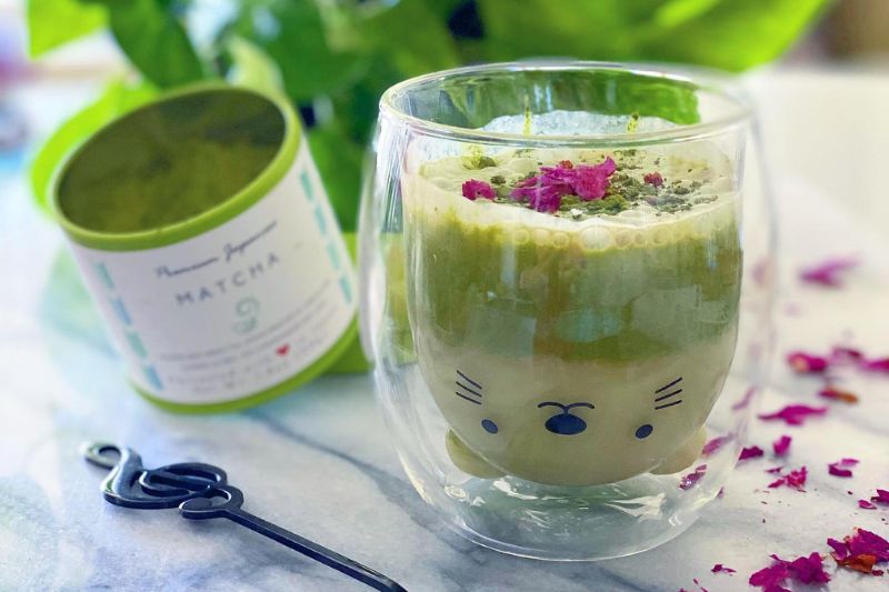 Matcha Rose Latte Recipe - Japanese Green Tea Co.