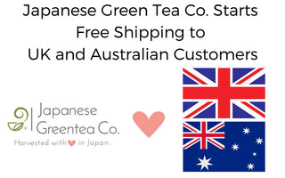 Japanese Green Tea Co. Starts Free Shipping to UK and Australian Customers