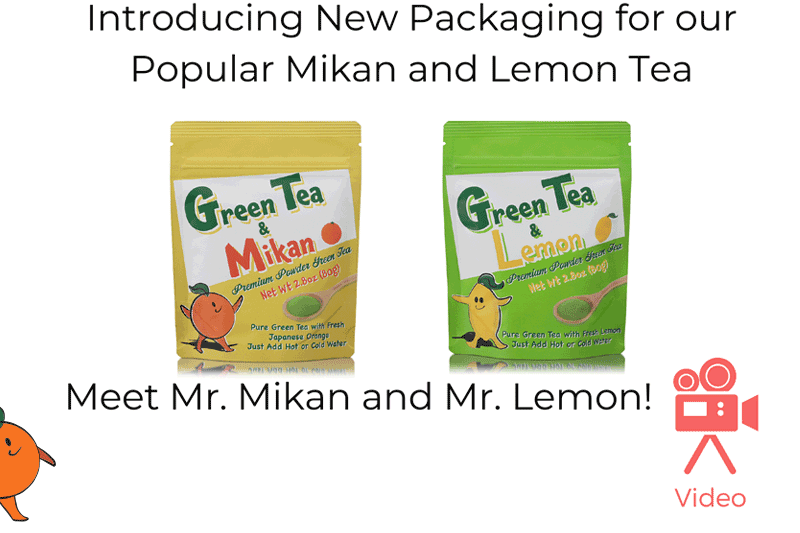Introducing New Packaging for our popular Mikan and Lemon Tea