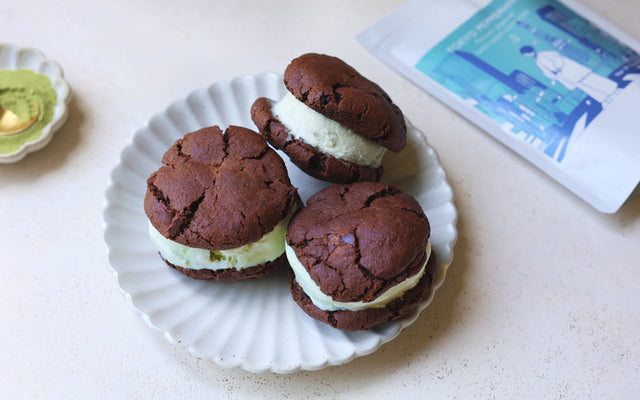 How to Make Peppermint Green Tea Ice Cream Sandwiches (Easy & Refreshing!)