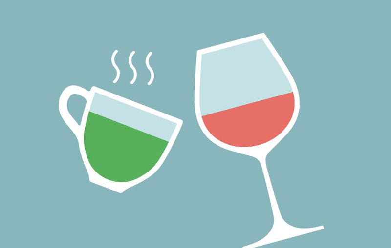 Tea vs. Wine