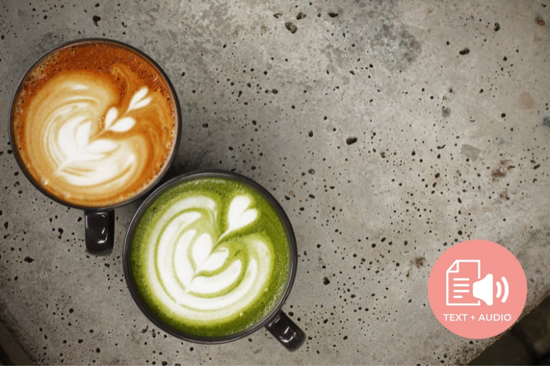 Which beverage contains more fat, tea or coffee?