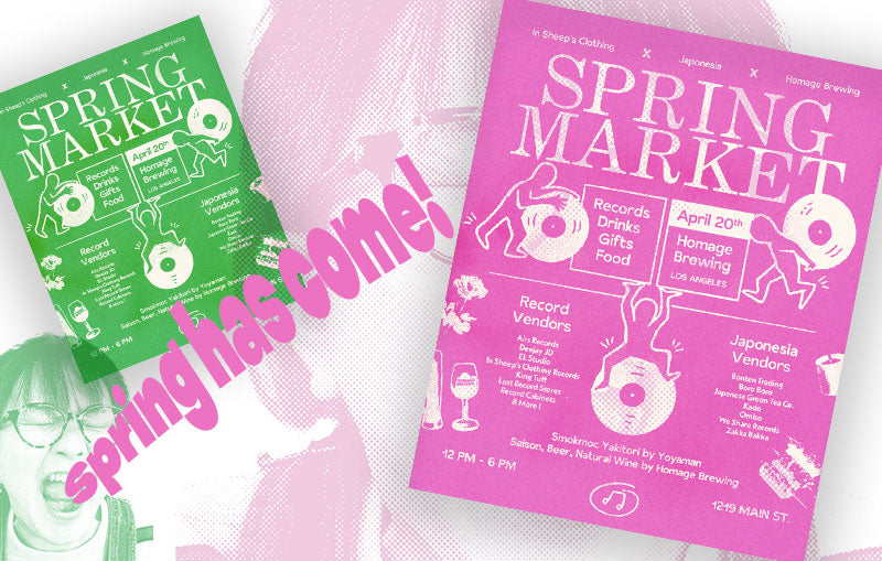 We Had a Booth at the Spring Market At Homage Brewery, Los Angels - April 20 12-6PM