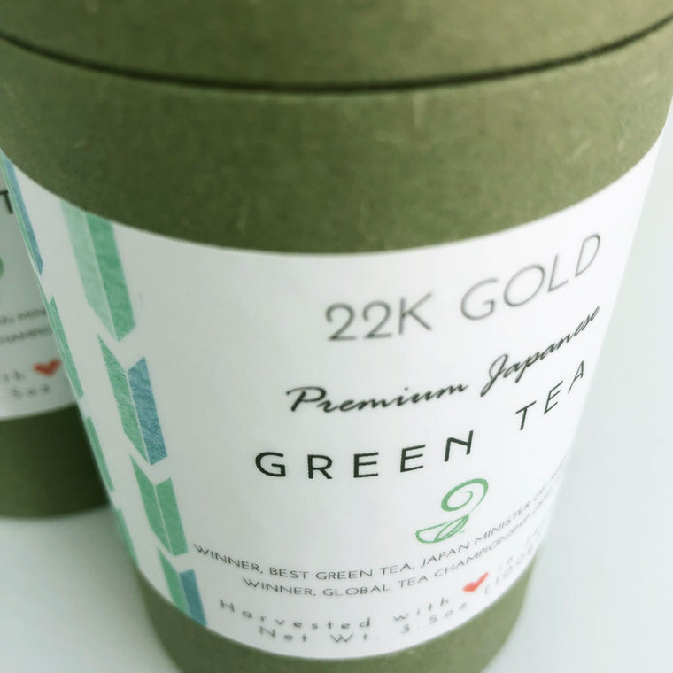 22k Gold Sencha Green Tea