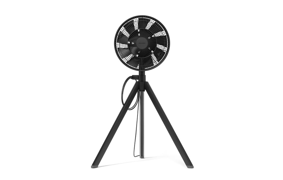 BALMUDA NatureWind Studio fan in black, front view