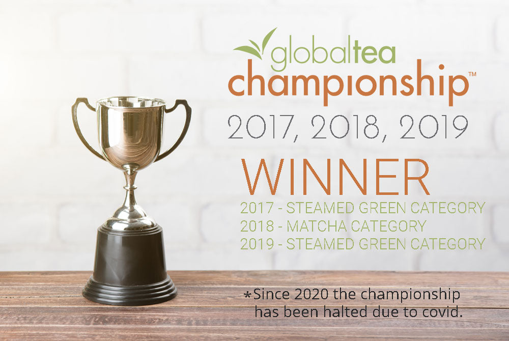 Global Tea Champion 2017, 2018, 2019 - Japanese Green Tea Co.