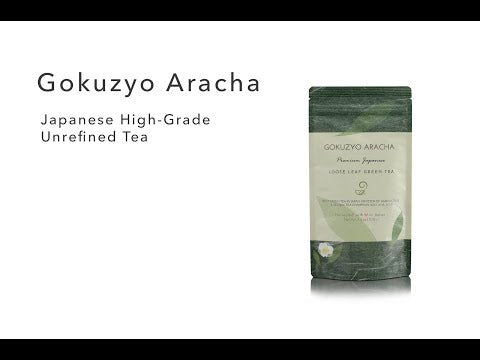 About Gokuzyo Aracha - Japanese High-Grade Unrefined Tea - Video