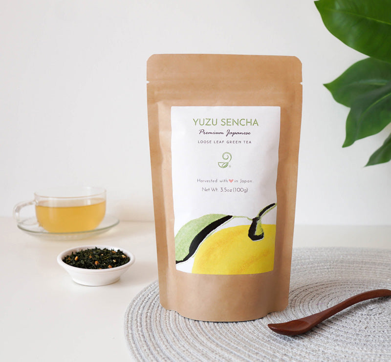 Premium Yuzu Sencha - 3.5 Oz  (100g) Loose Leaf Tea