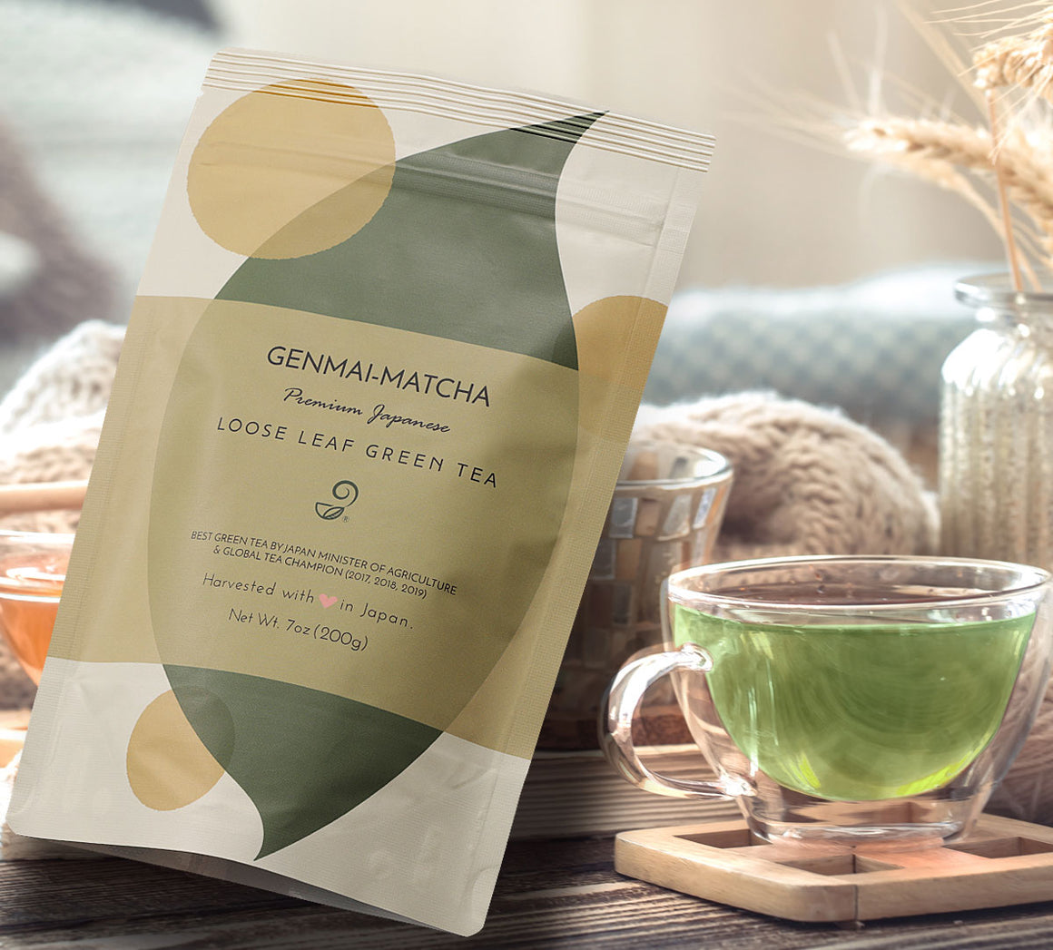 Genmai Matcha - Premium Japanese Green Tea with Brown Rice & Matcha