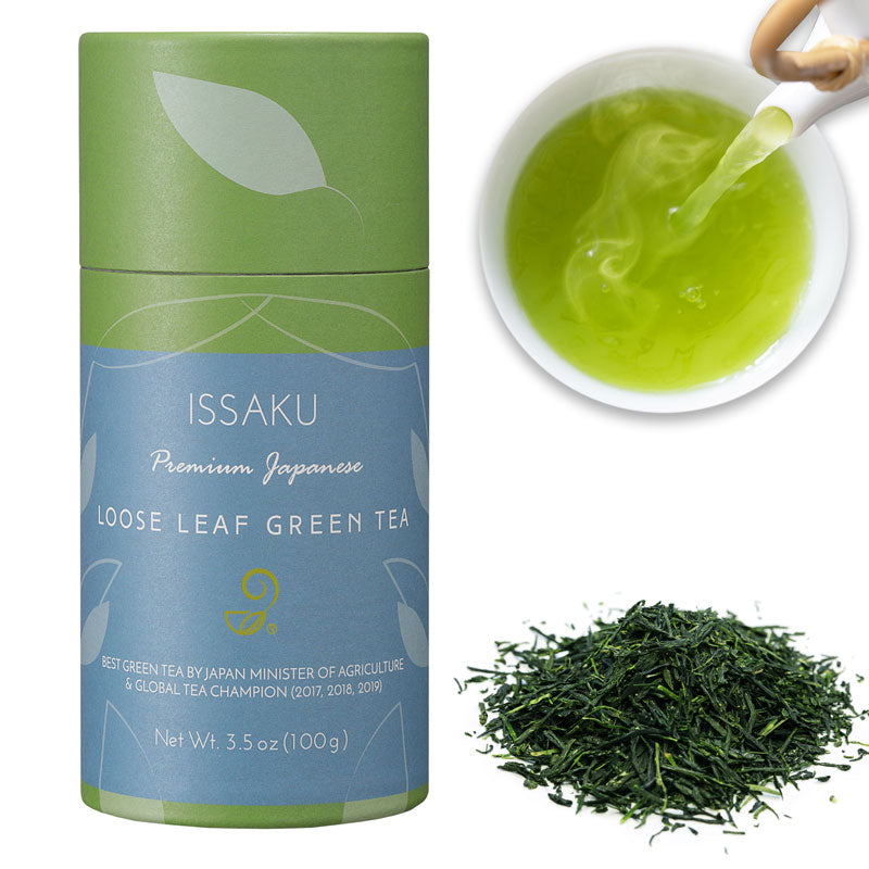 Premium Green Tea - Issaku - limited - 100g (3.5 Oz)