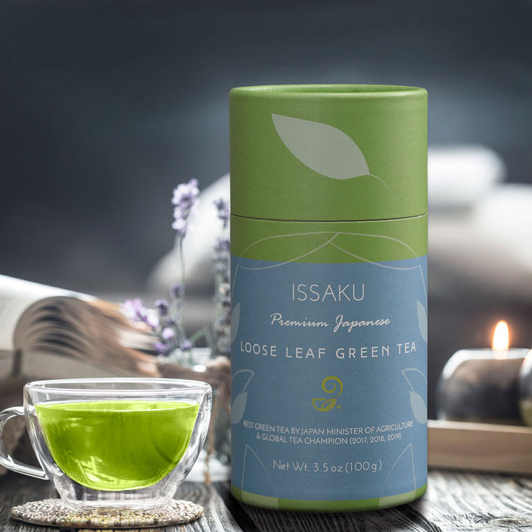 Premium Green Tea - Issaku - limited - 100g (3.5 Oz)