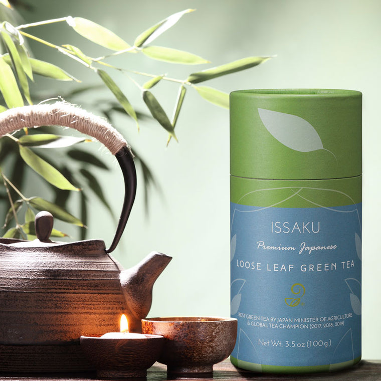 Premium Green Tea - Issaku - limited - 100g (3.5 Oz)