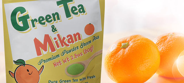 Green Tea with Japanese Orange (Mikan) - JapaneseGreenTeaIn.com