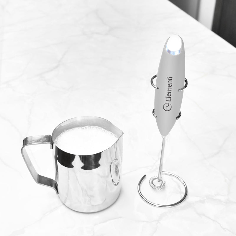 Elementi Electric Matcha Whisk - Handheld Milk Frother